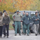Miembros del operativo se retiran de Portilla tras enviar el cadáver de ‘Jimena’ a León.