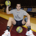 Carlos Ruesga durante uno de sus entrenamientos esta campaña con el Reale Ademar.