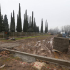 Obras de ampliación llevadas a cabo en el cementerio. ANA F. BARREDO