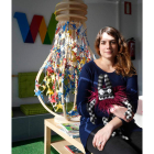 Natalia Fernández ganó este año el concurso de Cooperactiv@s con un proyecto de reciclaje textil.