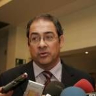 El burgalés Fernández Mardomingo, durante una visita que realizó hace años a León