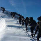 Imágenes de los ejercicios de instrucción invernal de la UME