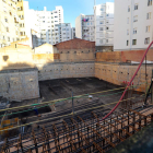 Estado actual de la obra del nuevo edificio de la dirección provincial del INSS en el paseo de la Facultad, junto a Guzmán. RAMIRO