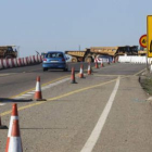 Sucesión de curvas entre Arcahueja y el Puente Villarente en la N-601.