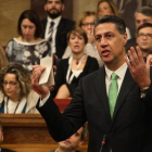 Xavier Garcia Albiol en la segunda sesión del debate de investidura en el Parlament.