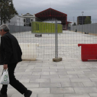 Primer tramo del pasillo peatonal, que define el nuevo espacio cedido a la ciudad por Adif. FERNANDO OTERO