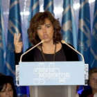 La portavoz del PP en el Congreso, Sáenz de Santamaría