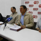 Miguel Herreros, Ignacio Fernández, Arturo Fernández y Blanca García, durante la rueda de prensa de