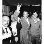 Morano, jaleado tras la huelga de hambre del 86.