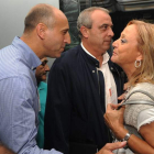 Díez y Giménez, dos de los destacados en el sector crítico, junto a Manoli Ordás.