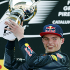 El piloto holandés Max Verstappen, de Red Bull, hizo historia con su triunfo. DALMAU