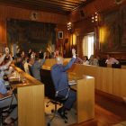 PP, Ciudadanos, UPL y Coalición por el Bierzo votaron a favor de aprobar la memoria. MARCIANO PÉREZ