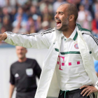 Guardiola, en un partido con el Bayern de Múnich.