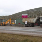 Obras de construcción de la subestación eléctrica de San Isidro.