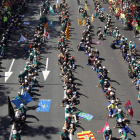 La solidaridad de León, Asturias y Teruel quedó patente en la marcha por las calles de Madrid