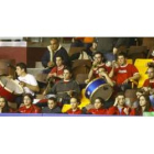 Dara, la expivote del Cleba, celebra la victoria de su equipo.