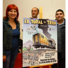 Merayo, García y Pérez, en la presentación de este año.