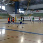 La plantilla de la SDP trabajó ayer en el pabellón El Toralín.