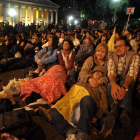 Los argentinos abarrotaron la emblemática plaza de Mayo.