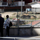 La vía de Feve que llega al centro de León lleva años parada. MARCIANO PÉREZ