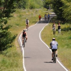 Carril bici desde La Candamia hasta Villanueva del Árbol.