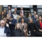 Magistrados y fiscales, letrados y funcionarios, de protesta. RAMIRO