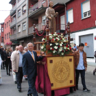 Cuatrovientos sacó ayer en procesión a San José Obrero.