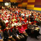 El escritor y académico leonés Luis Mateo Díez momentos antes de la presentación de la revista &laqu