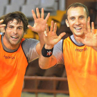 Antonio García y Ferrer, en un entrenamiento.