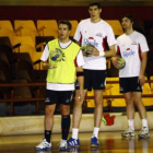 Montoro, en el centro, hará la pretemporada.