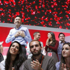 El secretario general del PSOE, Alfredo Pérez Rubalcaba, durante la segunda jornada de la Conferencia Política del PSOE que se celebra este fin de semana en Madrid.
