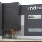 La imagen exterior de la nueva sede de Indra en el Parque Industrial del Bierzo Alto.