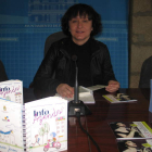 La edil de Turismo, Cultura y Juventud, ayer con la Infoagenda.
