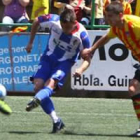Jonatan Valle, en el momento de meter el gol que pone la eliminatoria de cara a la Deportiva.