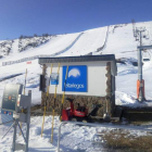 Imagen de la base de la estación Valle de Laciana-Leitariegos durante esta temporada. DL