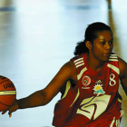 Gilda Silva Andrade, en un partido con su club.
