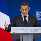 El presidente francés, Nicolas Sarkozy.