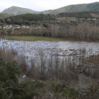Desbordamiento del Selmo en Friera, en febrero de 2014. BARREDO