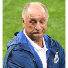 Scolari, desencantado, tras el 1-7 de Alemania.