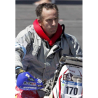 Boero, antes de la etapa del Dakar que le costó la vida.