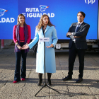 Acto del paso por León de la Ruta por la Igualdad del PP.