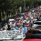 Protesta por la situación sanitaria de El Bierzo y Laciana.