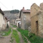 Pueblo abandonado en la provincia de León.