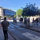 Vista de Ponferrada durante el apagón.