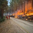 El papel de la UMe es clave tanto en la extinción del fuego como en la consolidación de los perímetros de los incendios.