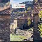 Estado original de la vivienda hace dos años, antes de su transformación completa en un hogar rural confortable y funcional.