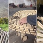 Desde el monte hasta el taller: en Montemayor del Río, la cestería de castaño es un proceso íntegro y manual, donde cada vara es seleccionada, tratada y tejida con técnicas ancestrales que aún hoy se transmiten de generación en generación.