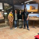 Irma Basarte (tercera por la izquierda) con Miguel Pastrana y las colaboradoras francesas.