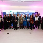 Los premiados en la decimotercera edición junto a los patrocinadores de los Premios Innova Diario de León.