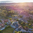 Panorámica de Rabanal del Camino, una pequeña localidad leonesa de apenas 60 habitantes que se ha convertido en refugio espiritual del Camino de Santiago.